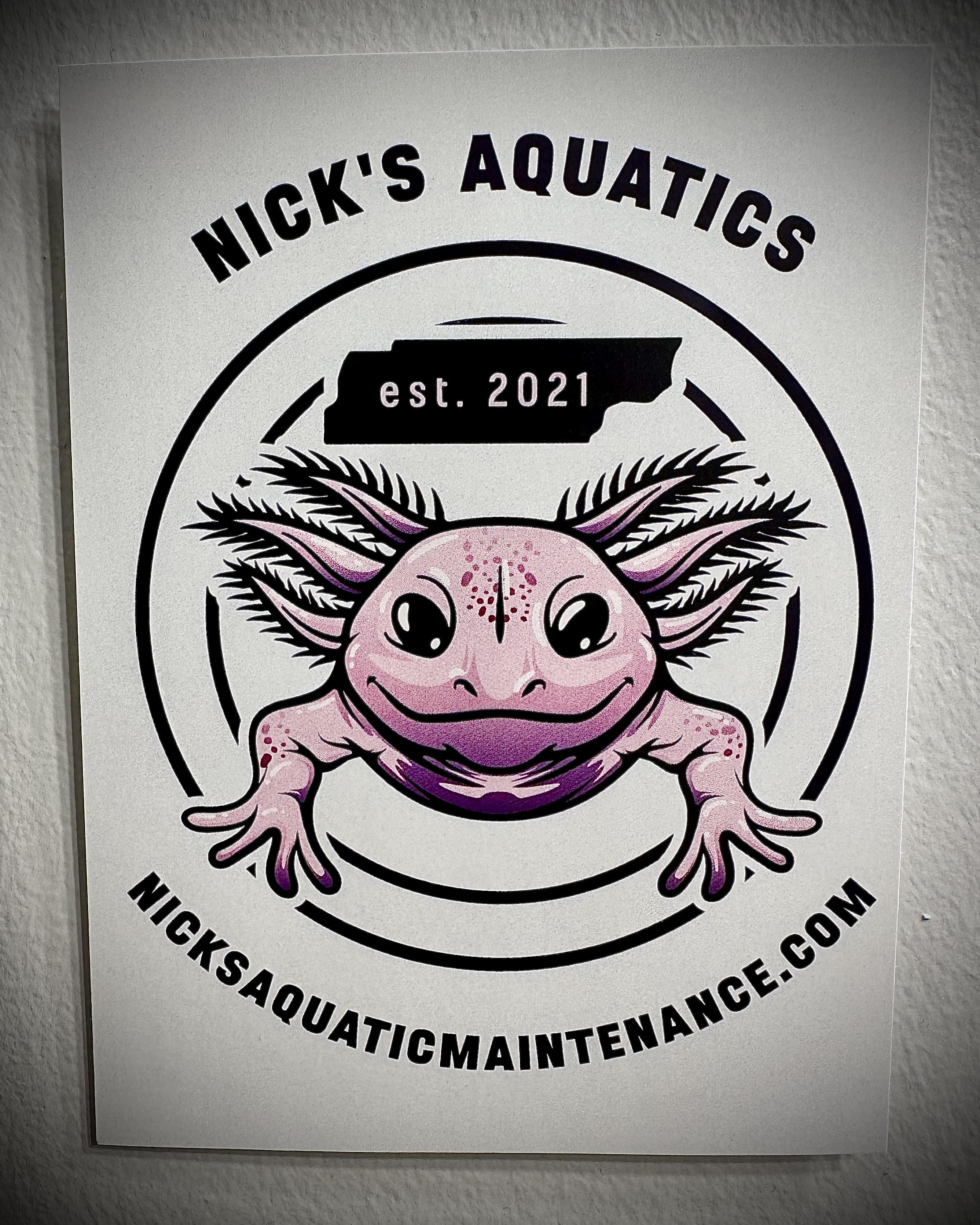 LIMITED EDITION Axolotl Sticker